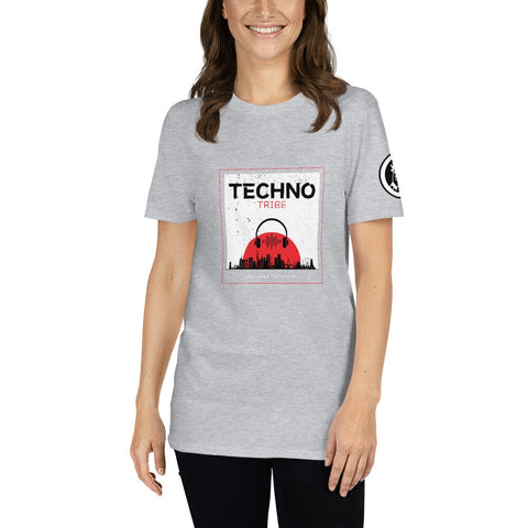 TECHNO TRIBE BLACKOUT 03 WOMEN'S PREMIUM T-SHIRT TIGER SPIRIT MEGASTORE Sport Grey S 