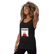 TECHNO TRIBE BLACKOUT 03 WOMEN'S PREMIUM TANK TOP TIGER SPIRIT MEGASTORE 