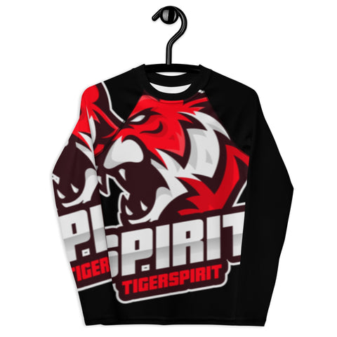 TIGER SPIRIT PRO PERFORMANCE JUNIOR-TEEN DRI-FIT RASH GUARD TIGER SIRIT MERCH 