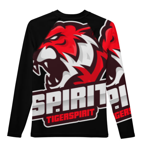 TIGER SPIRIT PRO PERFORMANCE JUNIOR-TEEN DRI-FIT RASH GUARD TIGER SIRIT MERCH 