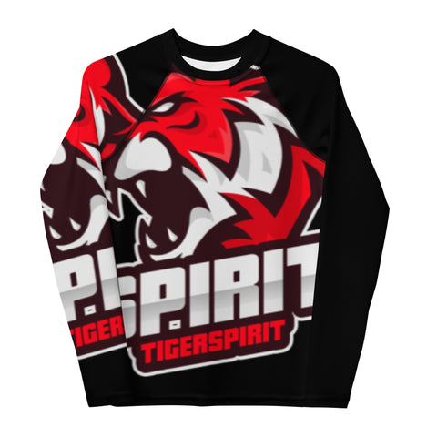 TIGER SPIRIT PRO PERFORMANCE JUNIOR-TEEN DRI-FIT RASH GUARD TIGER SIRIT MERCH 