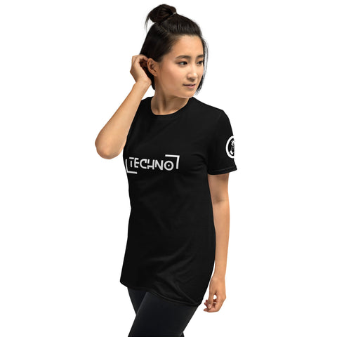 TRIBAL TECHNO BLACKOUT O1 WOMEN'S PREMIUM T-SHIRT TIGER SPIRIT MEGASTORE 