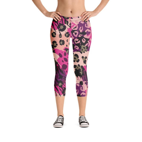 WOMENS ATHLEISURE CAPRI LEGGINGS CUSTOM PRINT ATHLEISURE WOMENSWEAR THE SUCCESS MERCH 