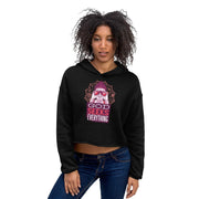 WOMENS' CROP HOODIE GOD SEEKS EVERYTHING MOTIVATIONAL QUOTES HOODIES THE SUCCESS MERCH Black S 