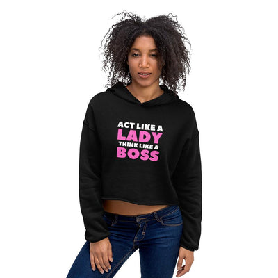 WOMENS CROP HOODIE MOTIVATIONAL QUOTES HOODIES THE SUCCESS MERCH S 