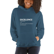 WOMENS HOODIE DICTIONARY EXCELLENCE MOTIVATIONAL QUOTES HOODIES THE SUCCESS MERCH Indigo Blue S 