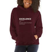 WOMENS HOODIE DICTIONARY EXCELLENCE MOTIVATIONAL QUOTES HOODIES THE SUCCESS MERCH Maroon S 
