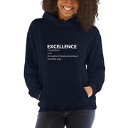 WOMENS HOODIE DICTIONARY EXCELLENCE MOTIVATIONAL QUOTES HOODIES THE SUCCESS MERCH Navy S 