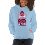 WOMENS' HOODIE GOD SEEKS EVERYTHING MOTIVATIONAL QUOTES HOODIES THE SUCCESS MERCH Light Blue S 