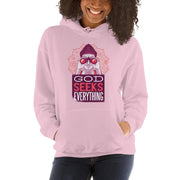 WOMENS' HOODIE GOD SEEKS EVERYTHING MOTIVATIONAL QUOTES HOODIES THE SUCCESS MERCH Light Pink S 
