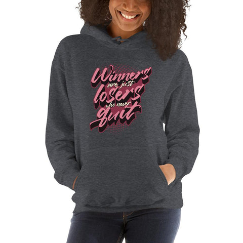 WOMENS HOODIE MOTIVATIONAL QUOTES HOODIES THE SUCCESS MERCH Dark Heather S 