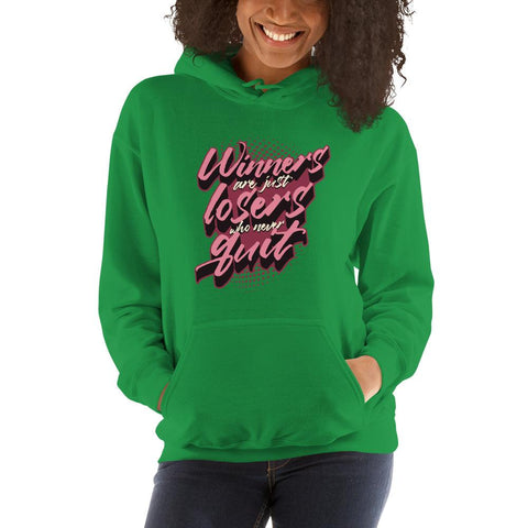 WOMENS HOODIE MOTIVATIONAL QUOTES HOODIES THE SUCCESS MERCH Irish Green S 