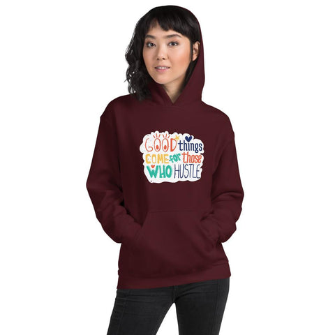 WOMENS HOODIE MOTIVATIONAL QUOTES HOODIES THE SUCCESS MERCH Maroon S 
