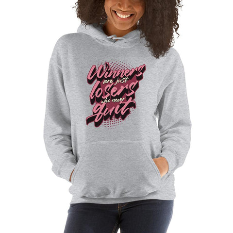 WOMENS HOODIE MOTIVATIONAL QUOTES HOODIES THE SUCCESS MERCH Sport Grey S 