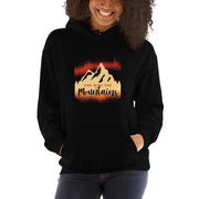 WOMENS HOODIE ONE WITH THE MOUNTAINS MOTIVATIONAL QUOTES HOODIES THE SUCCESS MERCH Black S 