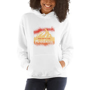 WOMENS HOODIE ONE WITH THE MOUNTAINS MOTIVATIONAL QUOTES HOODIES THE SUCCESS MERCH White S 