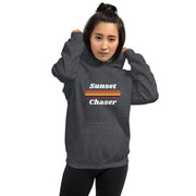 WOMENS HOODIE SUNSET CHASER MOTIVATIONAL QUOTES HOODIES THE SUCCESS MERCH Dark Heather S 