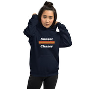 WOMENS HOODIE SUNSET CHASER MOTIVATIONAL QUOTES HOODIES THE SUCCESS MERCH Navy S 