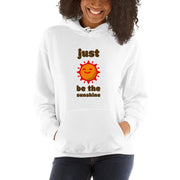 WOMENS JUST BE THE SUNSHINE HOODY MOTIVATIONAL QUOTES HOODIES THE SUCCESS MERCH 