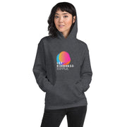 WOMENS LET KINDNESS RIPPLE HOODY MOTIVATIONAL QUOTES HOODIES THE SUCCESS MERCH Dark Heather S 