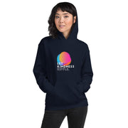 WOMENS LET KINDNESS RIPPLE HOODY MOTIVATIONAL QUOTES HOODIES THE SUCCESS MERCH Navy S 
