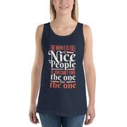 WOMENS PREMIUM ATHLEISURE TANK TOP MOTIVATIONAL QUOTES T-SHIRTS THE SUCCESS MERCH Navy XS 