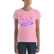 WOMENS PREMIUM FASHION FIT T-SHIRT THE SUCCESS MERCH Charity Pink S 