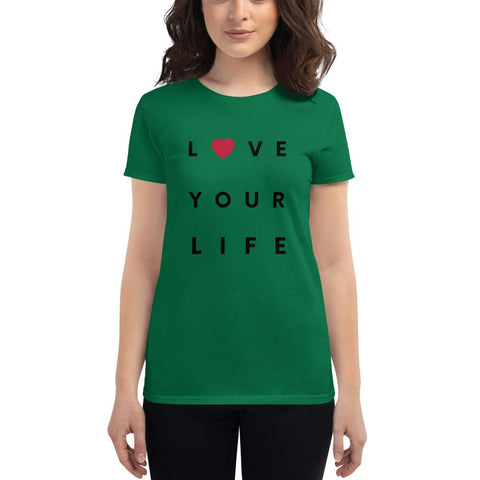 WOMENS PREMIUM FASHION FIT T-SHIRT THE SUCCESS MERCH Kelly Green S 