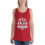 WOMENS PREMIUM TANK TOP MOTIVATIONAL QUOTES T-SHIRTS THE SUCCESS MERCH Red XS 