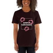 WOMENS SIMPLY GORGEOUS T-SHIRT MOTIVATIONAL QUOTES T-SHIRTS THE SUCCESS MERCH Oxblood Black S 