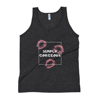 WOMENS SIMPLY GORGEOUS TANK TOP MOTIVATIONAL QUOTES T-SHIRTS THE SUCCESS MERCH Tri-Black XS 