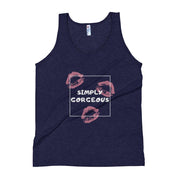 WOMENS SIMPLY GORGEOUS TANK TOP MOTIVATIONAL QUOTES T-SHIRTS THE SUCCESS MERCH Tri-Indigo XS 