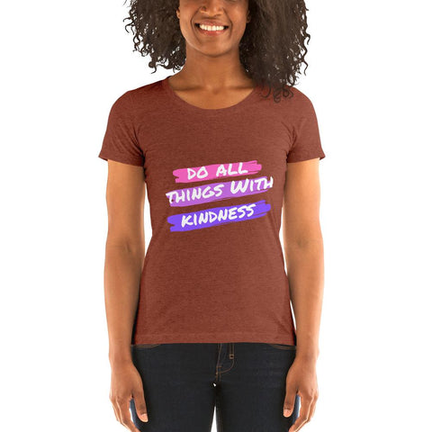 WOMENS SLIM FIT TEE THE SUCCESS MERCH Clay Triblend S 