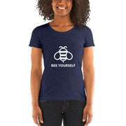 WOMENS SLIM FIT TEE THE SUCCESS MERCH Navy Triblend S 