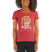 WOMENS SLIM FIT TEE THE SUCCESS MERCH Red Triblend S 