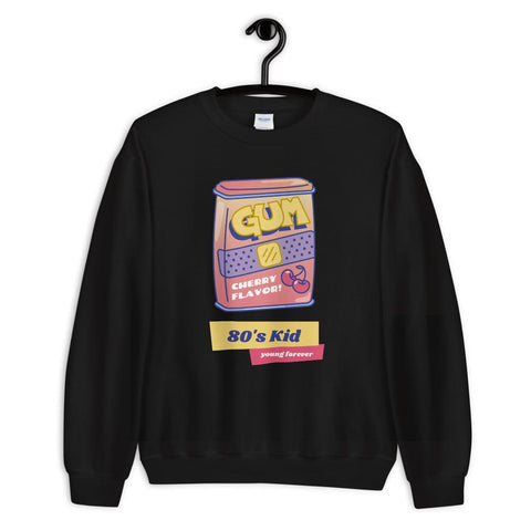 WOMENS SWEATSHIRT 80S KID FOREVER THE SUCCESS MERCH 