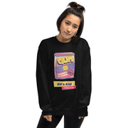 WOMENS SWEATSHIRT 80S KID FOREVER THE SUCCESS MERCH Black S 