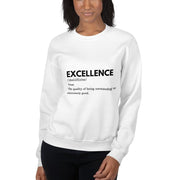 WOMENS SWEATSHIRT DICTIONARY EXCELLENCE MOTIVATIONAL QUOTES SWEATSHIRTS THE SUCCESS MERCH 