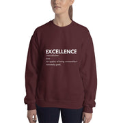 WOMENS SWEATSHIRT DICTIONARY EXCELLENCE MOTIVATIONAL QUOTES SWEATSHIRTS THE SUCCESS MERCH Maroon S 