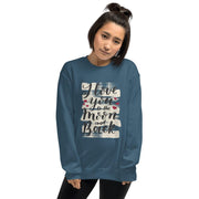 WOMENS SWEATSHIRT LOVE YOU TO THE MOON AND BACK THE SUCCESS MERCH Indigo Blue S 
