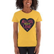 WOMENS T-SHIRT ALL YOU NEED IS LOVE THE SUCCESS MERCH Daisy S 