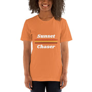 WOMENS T-SHIRT SUNSET CHASER THE SUCCESS MERCH Burnt Orange XS 