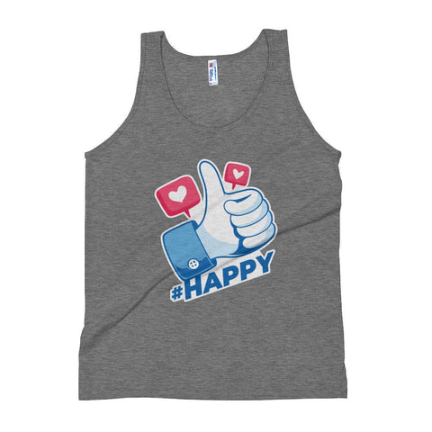 WOMENS TANK TOP HAPPY DESIGN THE SUCCESS MERCH Athletic Grey XS 