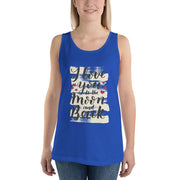 WOMENS TANK TOP LOVE YOU TO THE MOON AND BACK THE SUCCESS MERCH True Royal XS 