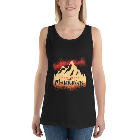 WOMENS TANK TOP ONE WITH THE MOUNTAINS THE SUCCESS MERCH Black XS 