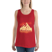 WOMENS TANK TOP ONE WITH THE MOUNTAINS THE SUCCESS MERCH Red XS 