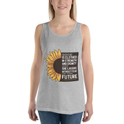 WOMENS TANK TOP SUNFLOWER MOTIVATIONAL QUOTES T-SHIRTS THE SUCCESS MERCH Athletic Heather XS 