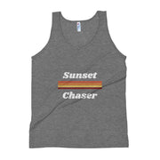 WOMENS TANK TOP SUNSET CHASER THE SUCCESS MERCH Athletic Grey XS 