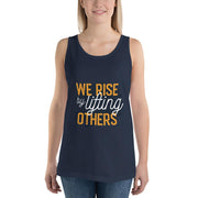 WOMENS TANK TOP WE RISE MOTIVATIONAL QUOTES T-SHIRTS THE SUCCESS MERCH Navy XS 
