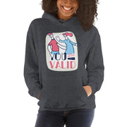 WOMENS YOU ARE VALID HOODIE MOTIVATIONAL QUOTES HOODIES THE SUCCESS MERCH Dark Heather S 